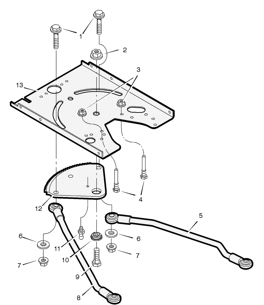 Sector Gear Diagram and Parts List for 461000X8A 2003 Briggs and Stratton Lawn Tractor